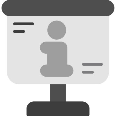 Web simgesi, basit vektör illüstrasyonu