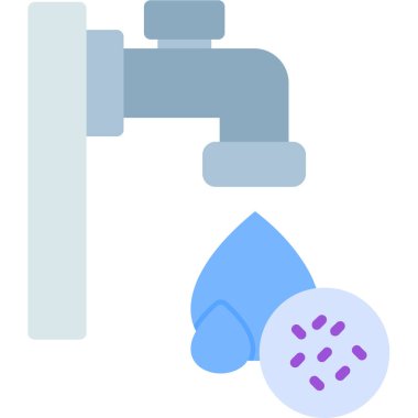 Musluk. Web simgesi basit illüstrasyon