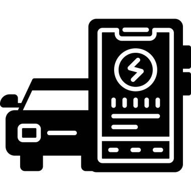 Araba pil şarj simgesi