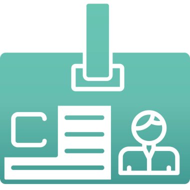 Ofis ve belgelerin vektör illüstrasyon simgesi