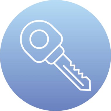 Anahtar. Web simgesi vektör illüstrasyonu