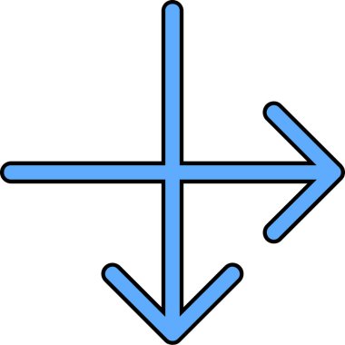 Ok. Web simgesi basit illüstrasyon