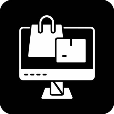 İnternetten alışveriş. Basit tasarım