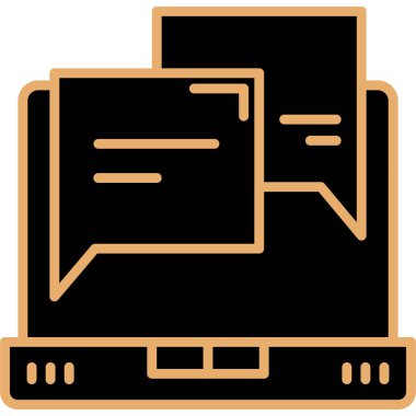 Bilgisayar. Web simgesi vektör illüstrasyonu