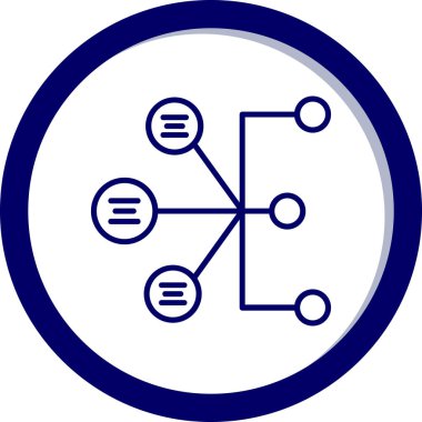ağ simgesi. Vektör illüstrasyonu