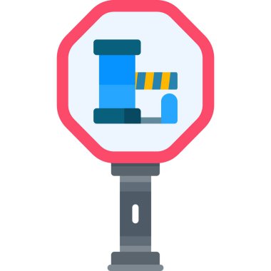 Trafik ışıkları simgesi, vektör çizimi