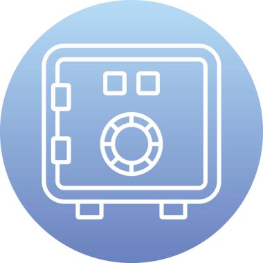 Gaz b simgesinin vektör çizimi