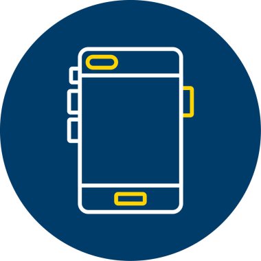 cep telefonu simgesi. vektör illüstrasyonu