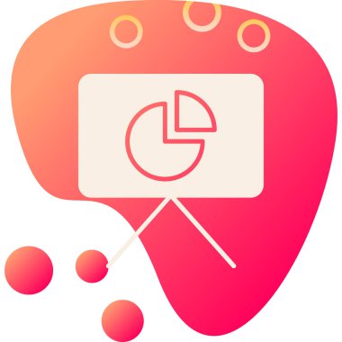 Kırmızı ve beyaz simgenin vektör illüstrasyonu