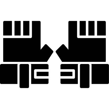 Bir karikatür simgesinin vektör çizimi