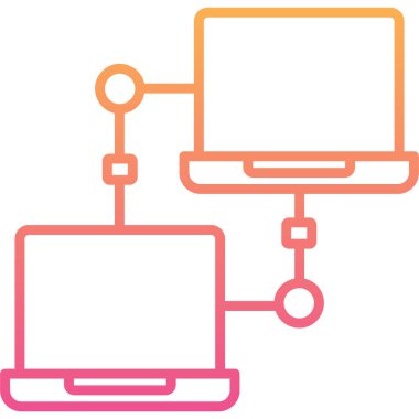 bilgisayar simgesi vektör illüstrasyonu, vektör tasarımı