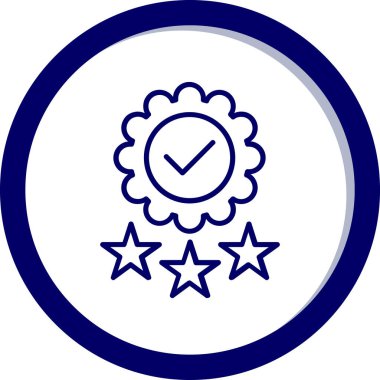 Ödül. Web simgesi basit illüstrasyon