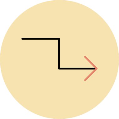 Çember. Web simgesi basit illüstrasyon