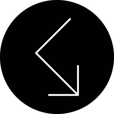 ok simgesinin vektör illüstrasyonu