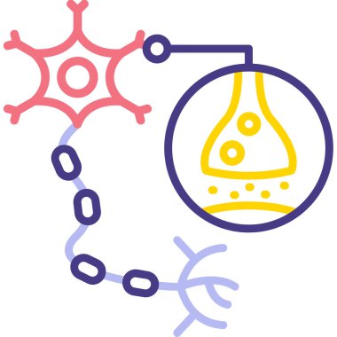 Molekül simgesi vektör illüstrasyonu