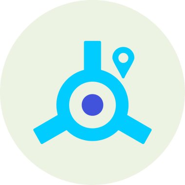 Konum kodu vektörü. Basit resimleme