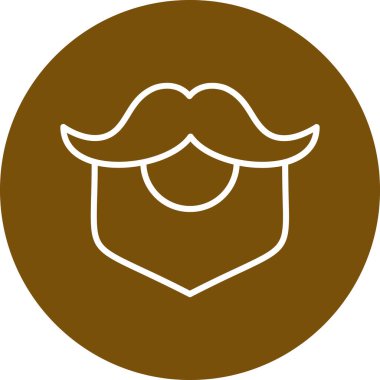 Sakallı bir adamın vektör çizimi