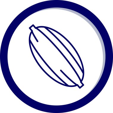 Eşsiz Gıda Vektör Hattı Simgesi