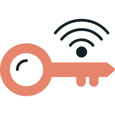 Anahtar. Web simgesi basit illüstrasyon