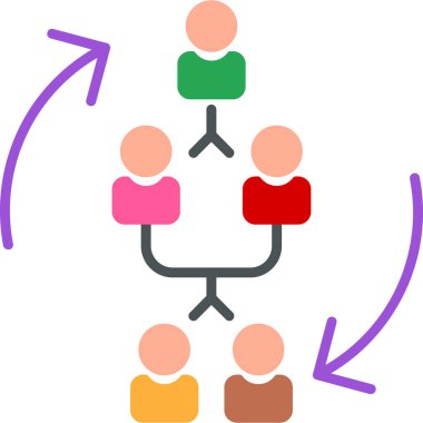 İnsanlar ikonu. Web vektör çizimi. insanlar grubu