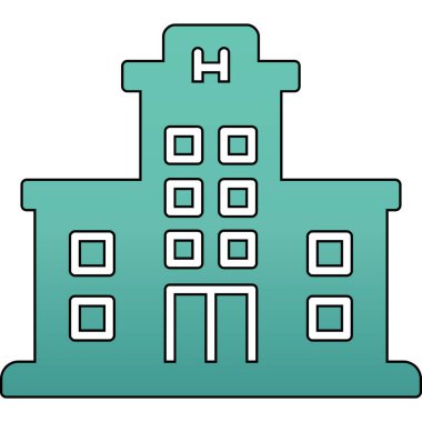 vektör oluşturma simgesi, basit renk çizimi