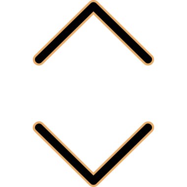 Yön sol düz vektör simgesi