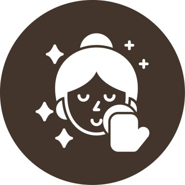 Kahve fincanı olan üzgün bir kadın. Bir kızın vektör çizimi. Kahve fincanı