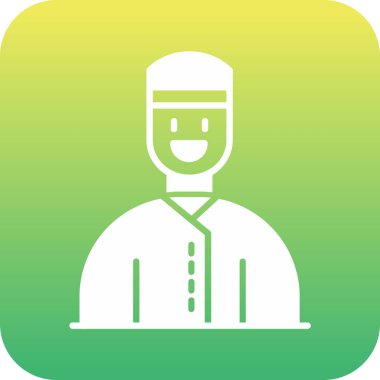 Vektör Müslüman adam illüstrasyonu