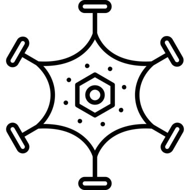 Bilim simgesi vektör illüstrasyonu