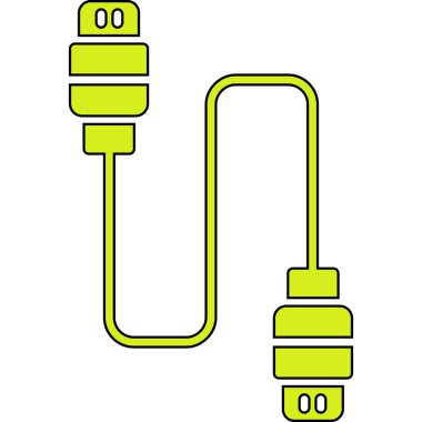 elektrik kablo simgesi vektörü