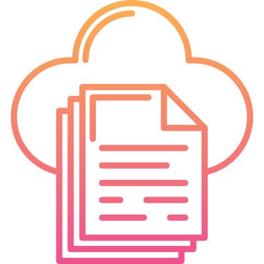 Bulut hesaplama. vektör illüstrasyonu