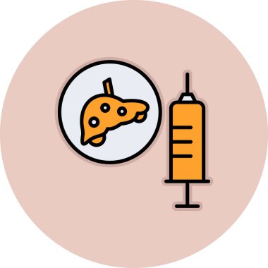 Tıbbi bir simgenin vektör illüstrasyonu