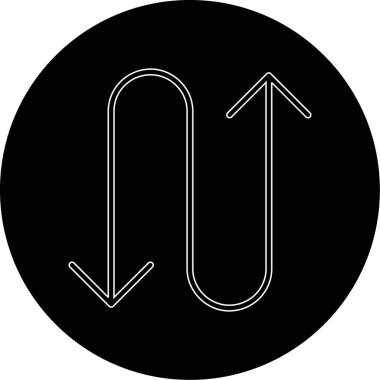 ok simgesinin vektör illüstrasyonu