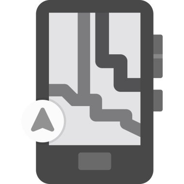 telefon web simgesi basit illüstrasyon