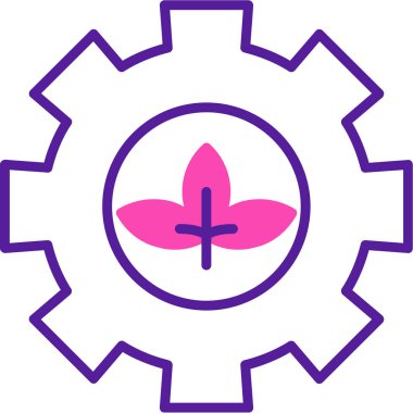 Teçhizat Web simgesi basit illüstrasyon