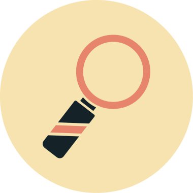 Ara. Web simgesi basit illüstrasyon