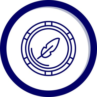 Uzay gemisi web simgesi, vektör illüstrasyonu