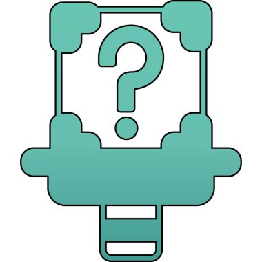 Ünlem işareti simgesi. taslak ünlem işareti vektör rengi düz izole