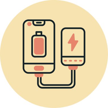 pil vektör illüstrasyonu