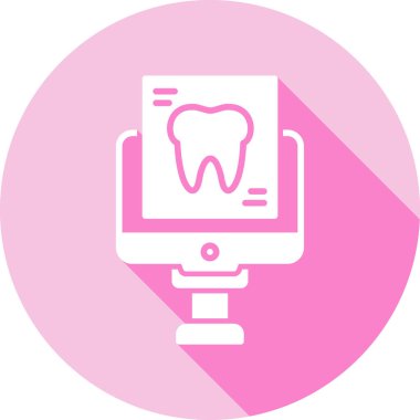 Diş sağlığı kliniği. Basit resimleme