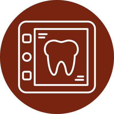 Modern b 'nin vektör illüstrasyonu diş ikonundan yoksun