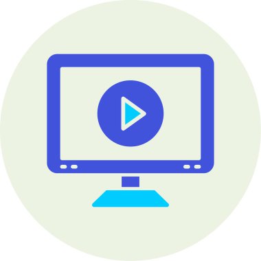 Web simgesi, vektör çizim oynamak