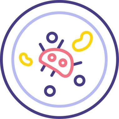 et simgesi vektör çizimi çizimi