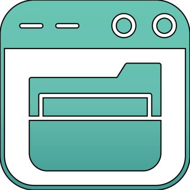 Ağ simgesi. Web simgelerinin vektör illüstrasyonu