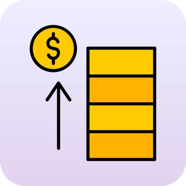 Dolar simgesi vektör illüstrasyonu