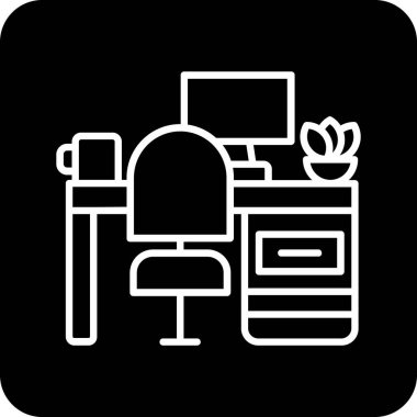 Modern bir simgenin vektör illüstrasyonu