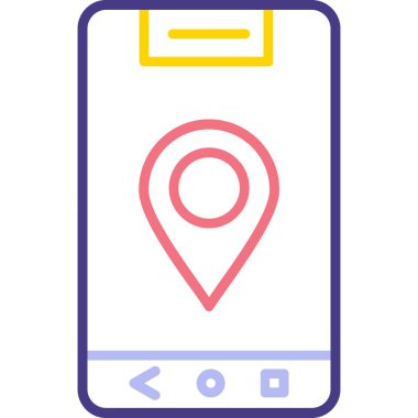 gezici gezinme konumu simgesi - taslak biçimi