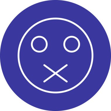 emoji simgesinin vektör illüstrasyonu