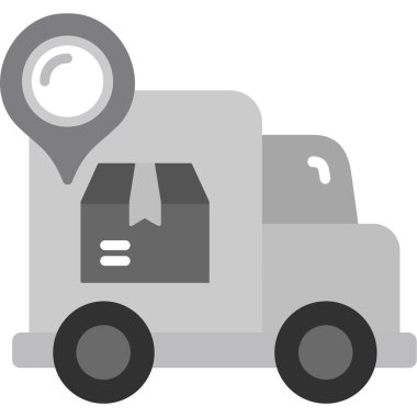 araba teslimatı simgesi