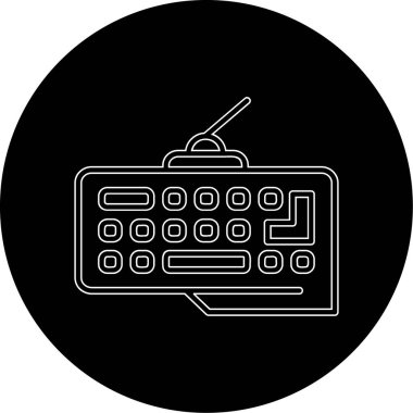 radyo simgesi vektör illüstrasyonu